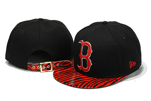 Boston Red Sox Black Snapback Hat YS 1